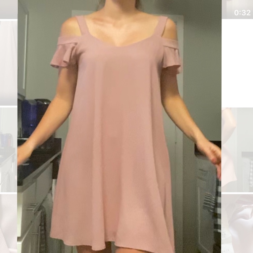 Light Pink Boutique Dress - Picture 2 of 8